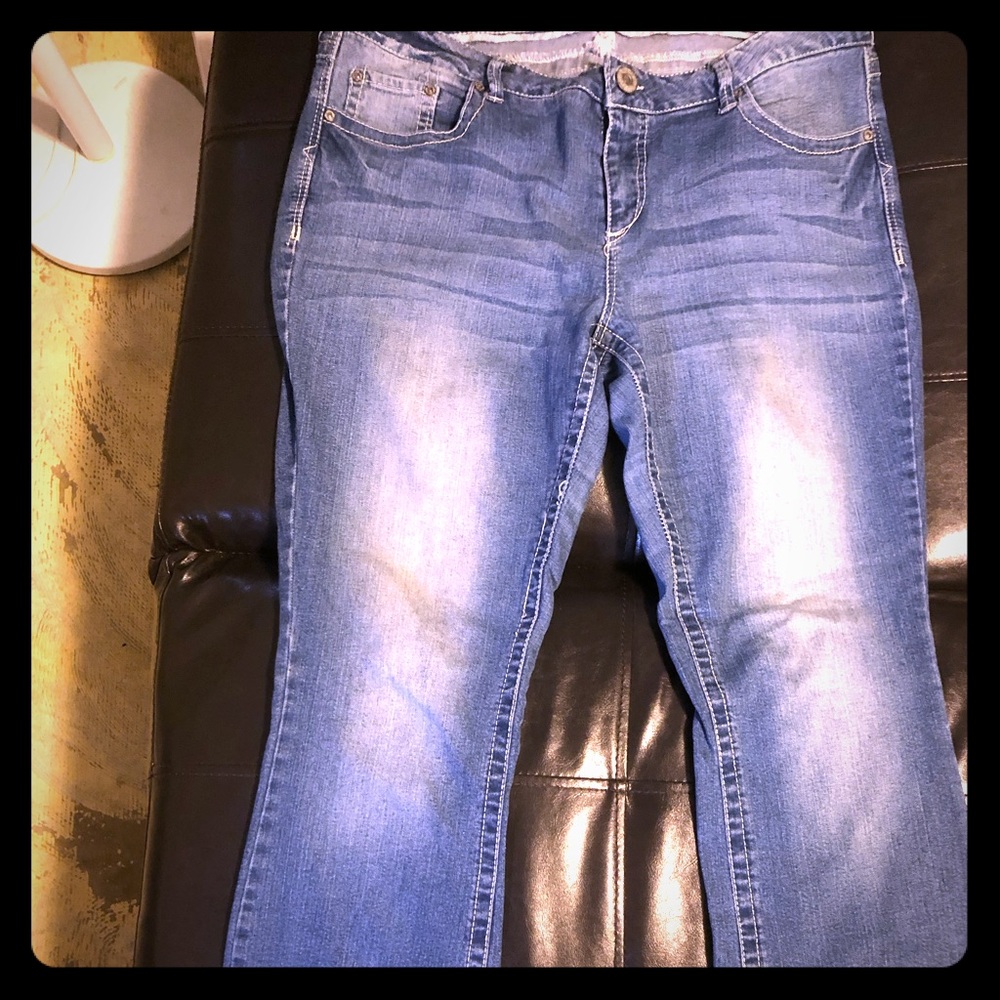 Blue jeans boot cut